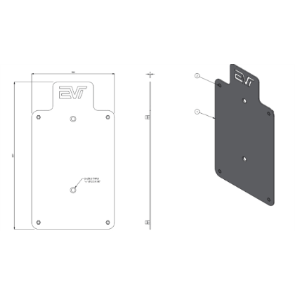 Picture of EO GENIUS2 EV ChargePoint Mounting Plate