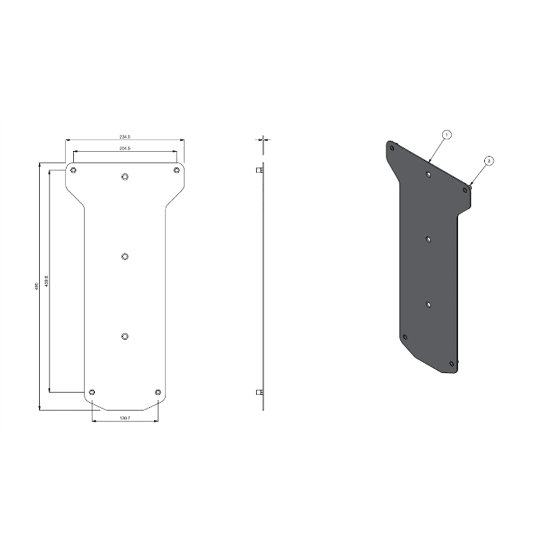 Picture of ANDERSEN A2 EV ChargePoint Mounting Plate