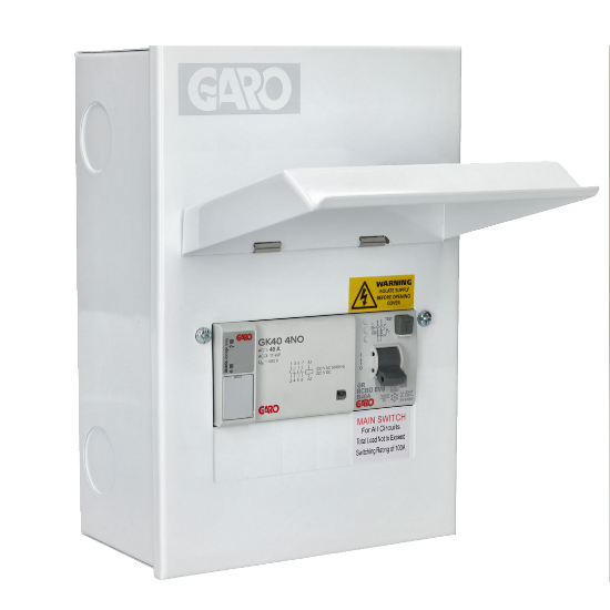 Picture of Garo EV Consumer Unit - 40A Type A RCBO, PME Detection (G6EV40PME) Picture of Garo EV Consumer Unit - 40A Type A RCBO, PME Detection (G6EV40PME)