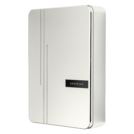 Picture of Andersen A3 7kW 5.5m Tethered EV Charger Alpine White Metal Base & Metal Front Cover