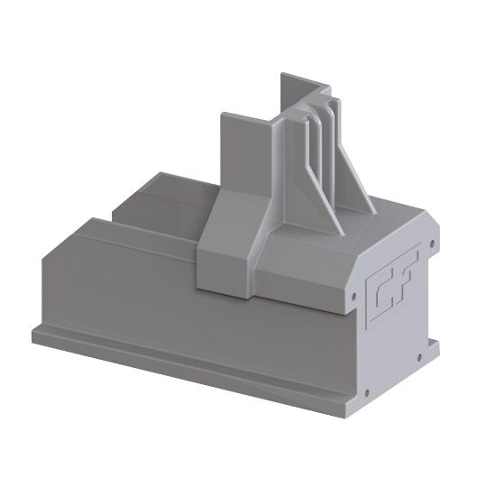 Picture of Esdec ClickFit Evo Grey Rail End Cap - Tool-Free Finish