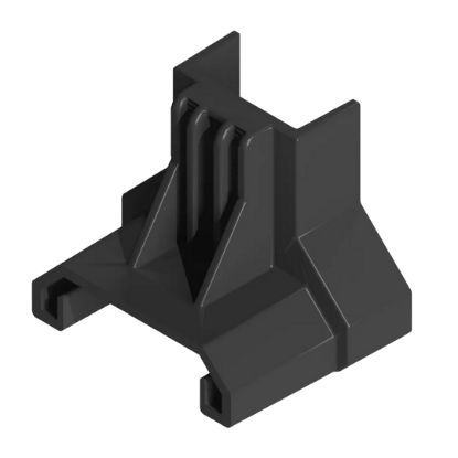 Picture of Esdec ClickFit Evo End Clamp Support – Black (Metal Roof Adapter)