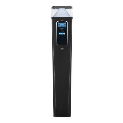 Picture of SYNC ENERGY Twin 7.4kW Ground-Mounted EV Charger with Light and Payment Terminal