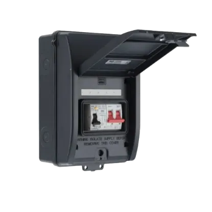 Picture of BG SyncEV Grey EV Consumer Unit - 40A RCD, 40A MCB, SPD (CFEV5A-01)