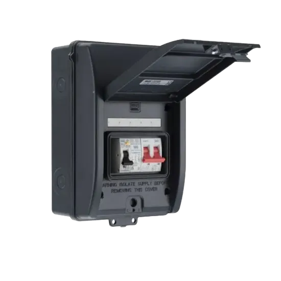 Picture of BG SyncEV Grey EV Consumer Unit - 100A MS, 40A DP RCBO, SPD (CFEV5RDA-01) Picture of BG SyncEV Grey EV Consumer Unit - 100A MS, 40A DP RCBO, SPD (CFEV5RDA-01)