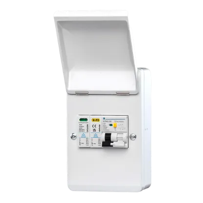 Picture of Whitecliffe Metal EV Consumer Unit - 40A Type A C Curve RCBO + SPD (WMRC40CSP)