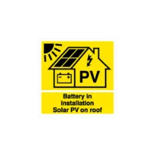 Picture of Battery in Installation Label (IS27610SA)