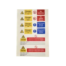 Picture of Battery Solar Labels (IS16205SA)