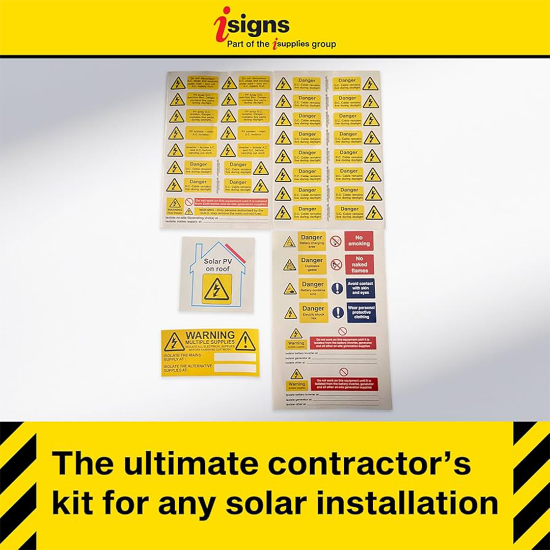 Picture of Solar PV System Labelling & Warning Stickers