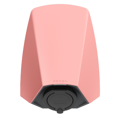 Picture of Aurora Seren 7.4kW Type 2 Untethered EV Charger - Deep Coral